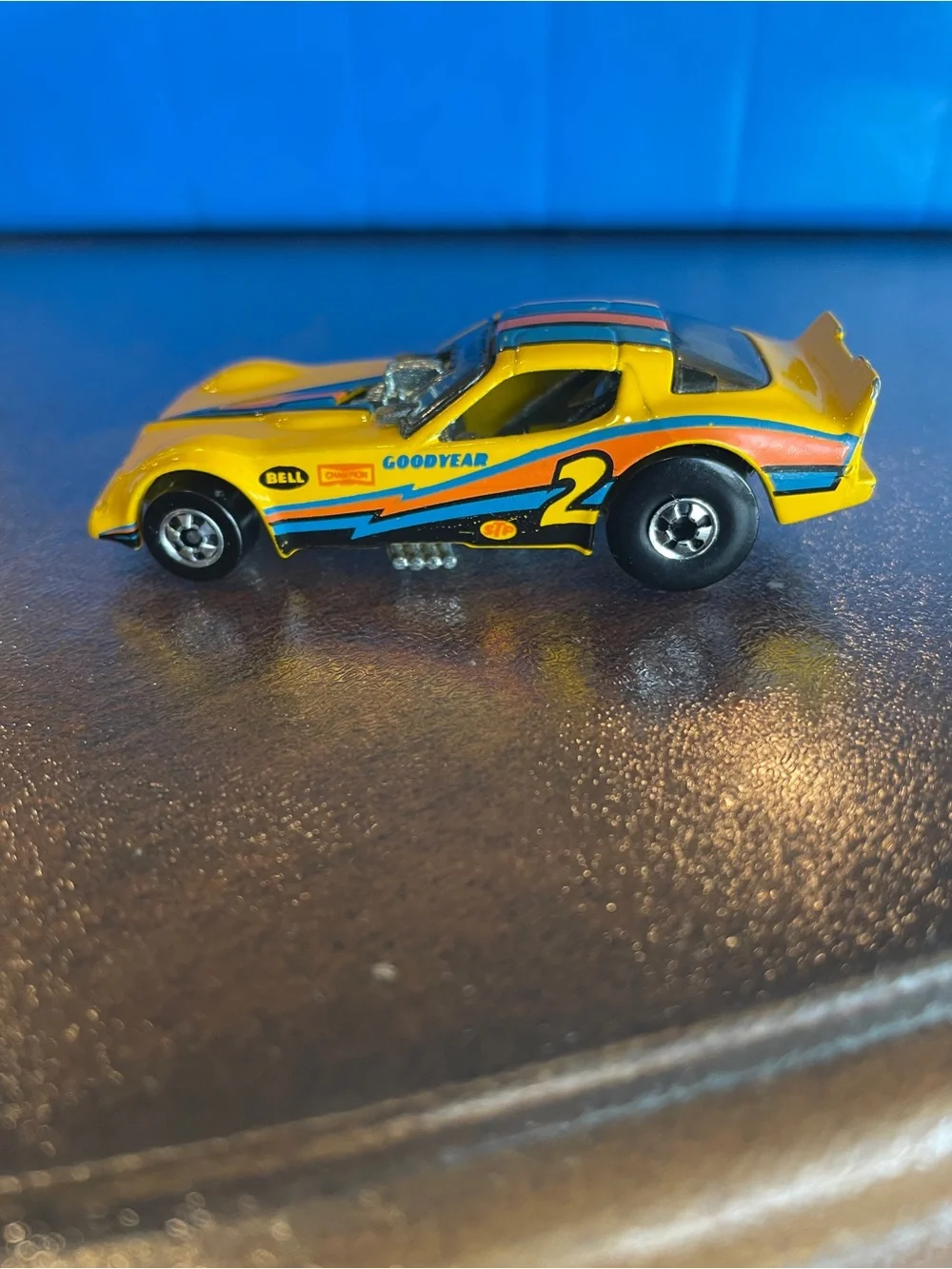 Vintage Hot Wheels 1977 FIREBIRD FUNNY CAR Yellow Goodyear Dragster